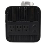 Portable Power Station with Solar Panel, Sine Wave 300W Outdoor Backup Battery Supply, 100‑240V, US Plug